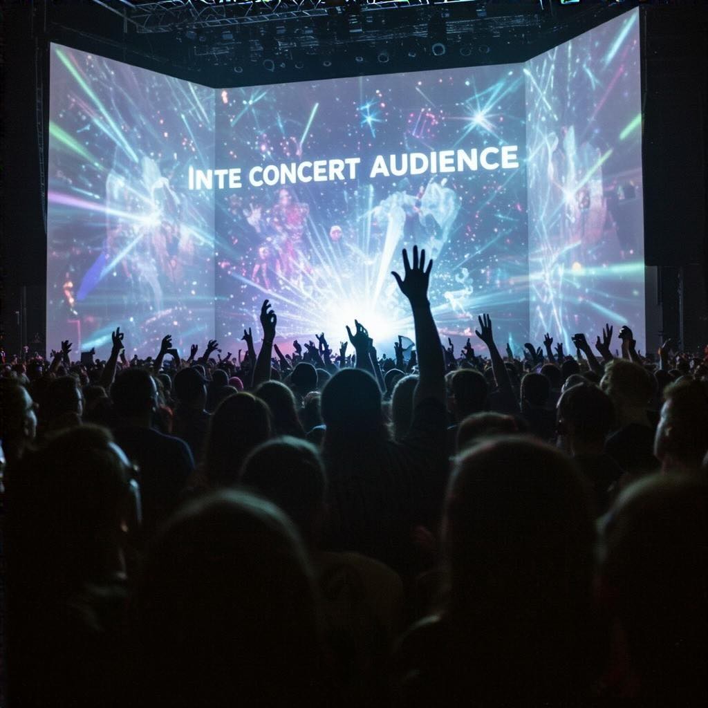 Modern stage design with AI elements